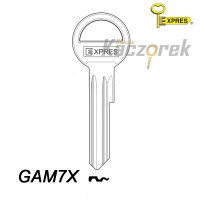 Expres 157 - klucz surowy mosiężny - GAM 7X